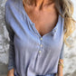 🔥Limited Time 46% OFF🔥Women’s Trendy Solid Color V Neck Long Sleeve Top