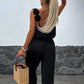 🏝️Summer Sale-50% Off💖Women's Sleeveless Wide Leg Jumpsuit