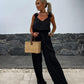 🏝️Summer Sale-50% Off💖Women's Sleeveless Wide Leg Jumpsuit