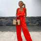 🏝️Summer Sale-50% Off💖Women's Sleeveless Wide Leg Jumpsuit