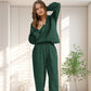 🔥Hot Sale-50% OFF💕Womens 2 Piece Long Sleeve Half Zip Pullover Fall Tracksuit Sweatsuits Set
