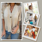 💐LAST DAY SALE 65% OFF🔥Women’s Solid One Button Knitted Top