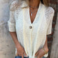 💐LAST DAY SALE 65% OFF🔥Women’s Solid One Button Knitted Top