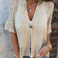 💐LAST DAY SALE 65% OFF🔥Women’s Solid One Button Knitted Top