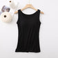 💛Hot Sale 50% OFF💛Women's Classic Solid Colour Built-in Bra Tank Top