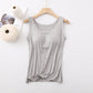 💛Hot Sale 50% OFF💛Women's Classic Solid Colour Built-in Bra Tank Top