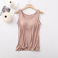 💛Hot Sale 50% OFF💛Women's Classic Solid Colour Built-in Bra Tank Top