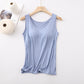 💛Hot Sale 50% OFF💛Women's Classic Solid Colour Built-in Bra Tank Top