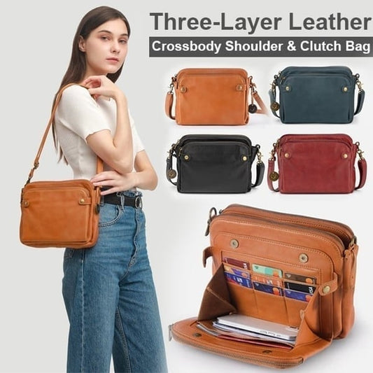 Christmas Hot Sales - Crossbody Leather Shoulder Bags and Clutches