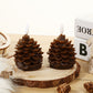🌲🔥Flameless LED Pine Cone Candles for Holiday Decor