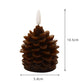 🌲🔥Flameless LED Pine Cone Candles for Holiday Decor
