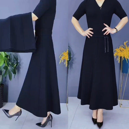 🔥Christmas Hot Sale 49% OFF 🎁Women’s Elastic High Waisted Thick Long Skirt