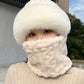 😍WINTER HOT SALE 49% OFF🥰 Women's Winter Warm Windproof Plush Scarf Hat