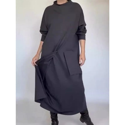 💥Autumn Hot Sale 49% Off🌹Irregular Loose Casual Patchwork Maxi Dress