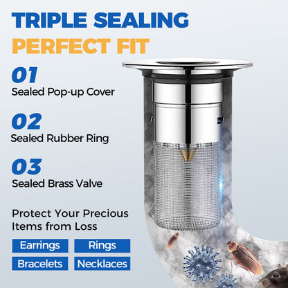 💥Universal Pop-up Sink Drain Filter（BUY 3 GET 2 FREE）