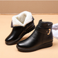 🎁Winter Hot Sale 49% OFF⏳Genuine Leather Metal Buckle Velvet Boots✨Free Shipping