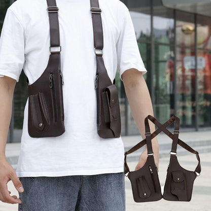 Hot Sale 50% OFF🎒Men's Anti-Theft Multi-Pocket Double-shoulder Tactical Bag