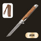 New Year Hot Sale 49% OFF🗡️Folding knife with wooden handle for work, hiking & camping⛺Buy 1 Get 1 Free