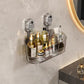 👍Suction Cup Storage Rack with Drain Hole