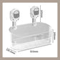👍Suction Cup Storage Rack with Drain Hole