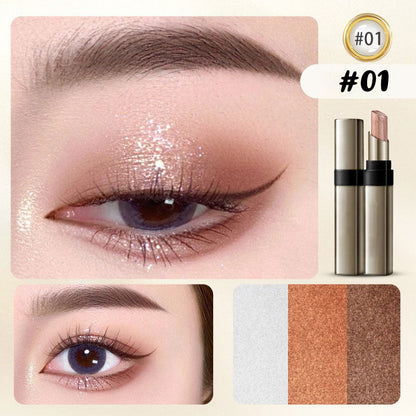 💕Buy More Save More💥Time-Saving 3 Color Gradient Eyeshadow Stick for Beginner