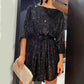 New Year Sales - 49% OFF🥰Sequin Tie Waist Mini Dress