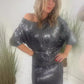 🎉Last Day Sales - 49% OFF🎉Women's Sequin Nightclub Evening Dress with Sleeves