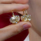 Women’s Elegant Gold - Hoop Earrings Adorned with Gemstones and Crystals✨Buy 2 Free Shipping