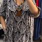 🔥💖[M-4XL] Printed pattern fashion dress