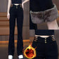 💖Limited Sale 49% OFF💖Women's High-Waisted Flared Pants with Plush Lining