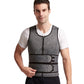 Buy 2 Free Shipping🔥Body shaping sauna vest with waist trainer and double belt for men