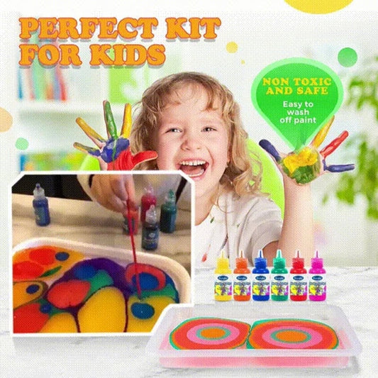 Best Gift for Kids🎁Water Marbling Paint Art Kit