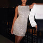 New Year Hot Sale - 49% OFF👗Stylish Sexy Sequins Backless Bowknot Dress