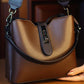 Women’s Elegance Leather Bucket Tote