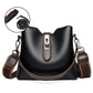 Women’s Elegance Leather Bucket Tote