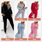 ❤️Limited Sale 50% OFF🌺Women's Three-piece Baseball Jacket And Pants Set
