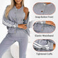 ❤️Limited Sale 50% OFF🌺Women's Three-piece Baseball Jacket And Pants Set