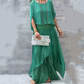 💖HOT SALE 50% OFF 🎁Loose Top & Slit Wide-Leg Pants Chiffon 2-Piece Set