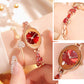 🎀⌚Women's Colored Zircon Bracelet Watch⌚️ Stylish Sparkle, Charming on the Wrist, A Perfect Blend of Time and Beauty!