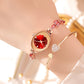 🎀⌚Women's Colored Zircon Bracelet Watch⌚️ Stylish Sparkle, Charming on the Wrist, A Perfect Blend of Time and Beauty!