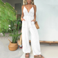 💌2025 New Arrival🩵Women's Deep V-Neck Denim Jumpsuit