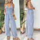 💌2025 New Arrival🩵Women's Deep V-Neck Denim Jumpsuit