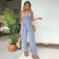 💌2025 New Arrival🩵Women's Deep V-Neck Denim Jumpsuit