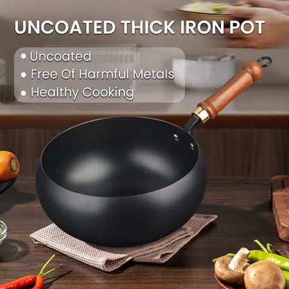 🔥Last Day Promotion-50% OFF🍳Uncoated Thick Iron Pot