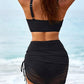 👙UP TO 50% OFF💐Swim Skirt High Waisted Bikini Sets Tummy Control Swimsuits Mesh Sarong Wraps Bathing Suits