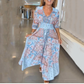 🌸 2026 Summer Hot Sale 60% OFF💃Elegant Floral Maxi Dress | Flow & Feminine Silhouette
