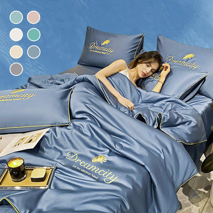🎁Summer Sale-50% OFF❄️Washable、cooling 4-piece bed linen🛏️