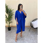 💥Hot Sale-50% Off💕Women's V-Neck Irregular Loose Dress