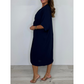 💥Hot Sale-50% Off💕Women's V-Neck Irregular Loose Dress