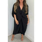 💥Hot Sale-50% Off💕Women's V-Neck Irregular Loose Dress